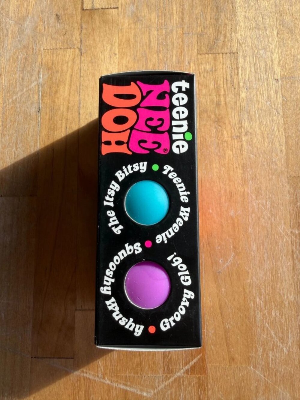 Schylling NeeDoh Teenie 3 Pack (Pink, Blue, Purple) - Picture 2 of 4